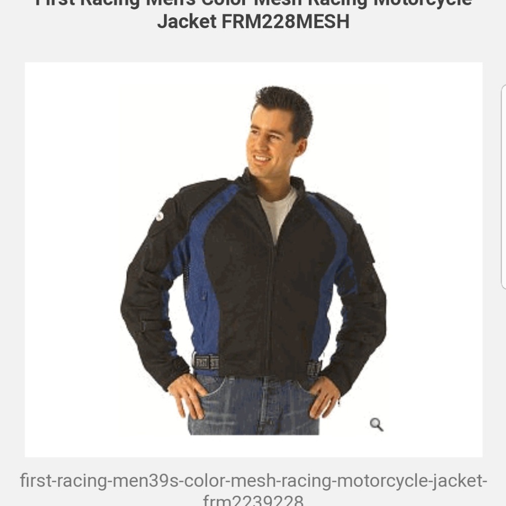 Racing mesh jacket